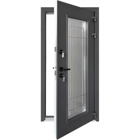 ИСЛАНДИЯ 7024 АНТРАЦИТ / 9003 БЕЛЫЙ (ТЕРМОРАЗРЫВ)